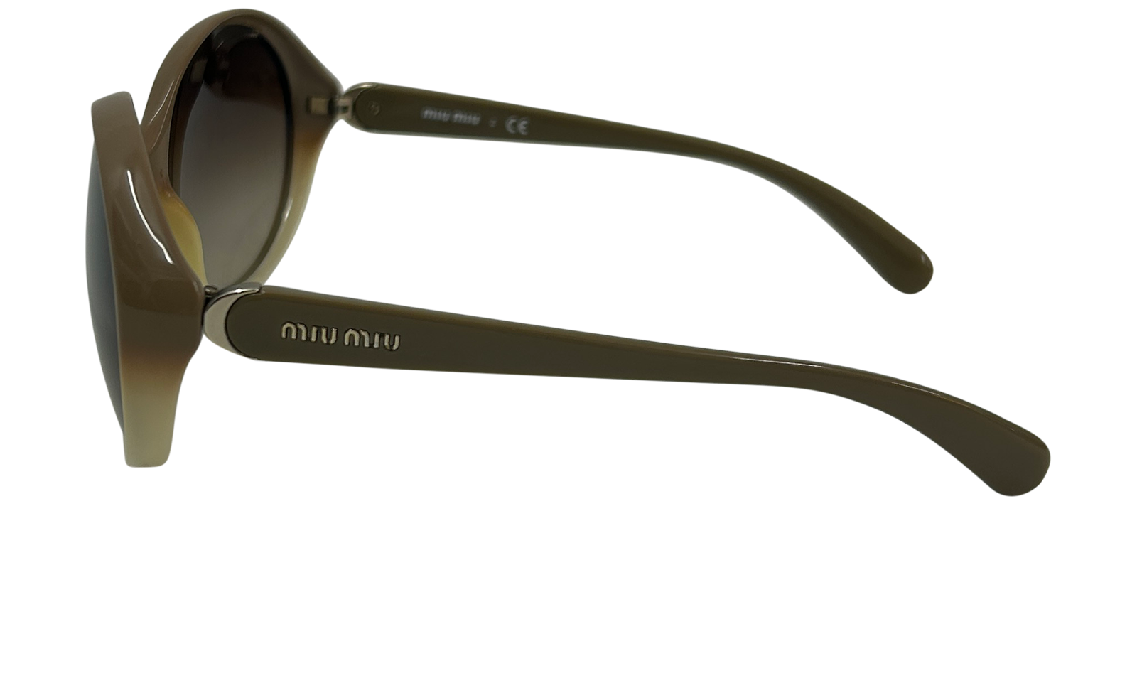 Miu Miu Gafas, 40&euro;, Accesorios, Beige/Gris, Tafetán - Acetato, Vista inferior